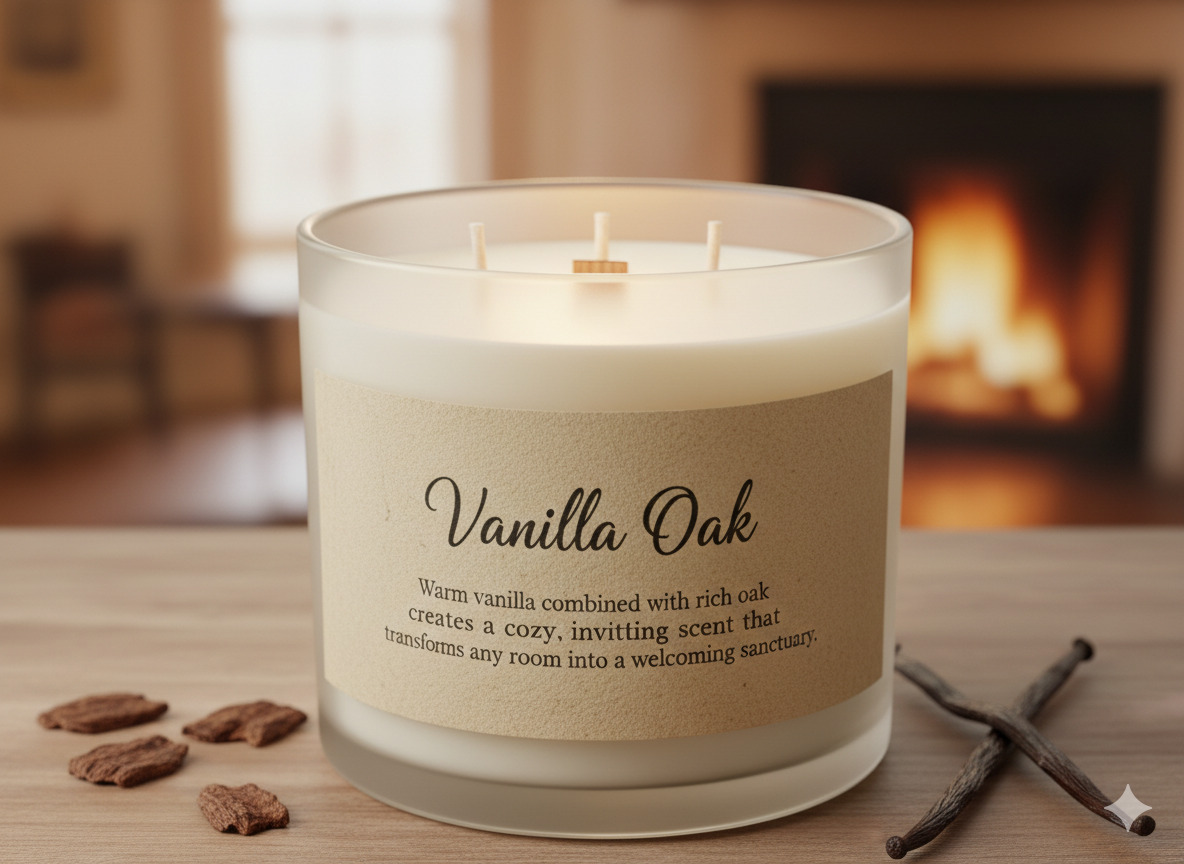 Vanilla Oak Candle